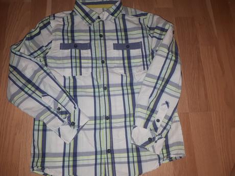 Kostkovaná košile 7-8let, 128