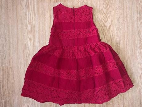 Dívčí slavnostní červené šatičky - lindex, lindex,86