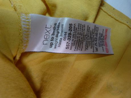 Bavlněná tunika s duhami vel.3 měs., next,62