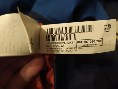 Lehká bunda vel. 161/172, decathlon,158