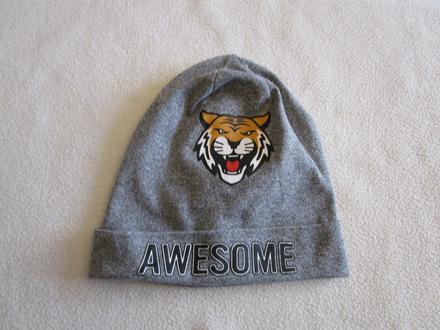 Pěkná bavl. elast. jarní čepice, jako nová, dopodopo,146