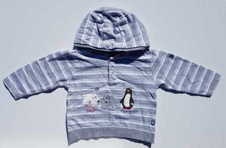 C169 dívčí / chlapecká mikina s kapucí vel. 80, tu,80