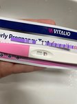 10. dpo. Vidíte slabou čárku na těhotenském testu?
