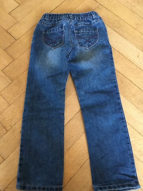 Zateplené džíny vel. 116 / 122, lupilu,116