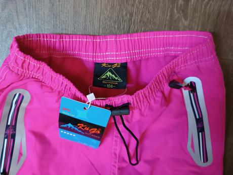 Nové dívčí zimní šusťákové kalhoty kugo,vel.98/104, kugo,98