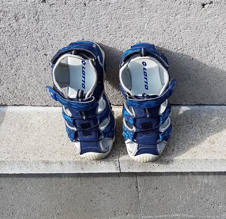 I156	chlapecké sandály lotto vel. 29, lotto,29