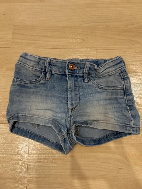 Riflové šortky, h&m,122