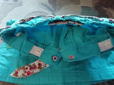 Krásná tyrkysová sukénka nová-cca 98, 98