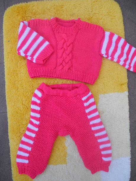 Pletený komplet, 74