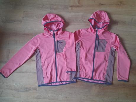 2x funkční mikina jack wolfskin, vel 140, top stav, jack wolfskin,140