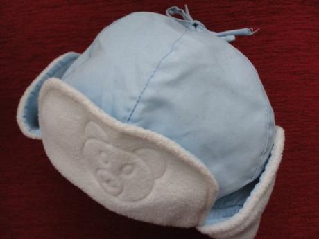 Beranička nebo ušanka na zavazování 9-12 měsíců, 80