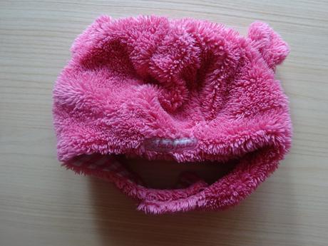 Zimní čepice s oušky, vel. 62/68, pumpkin patch,62