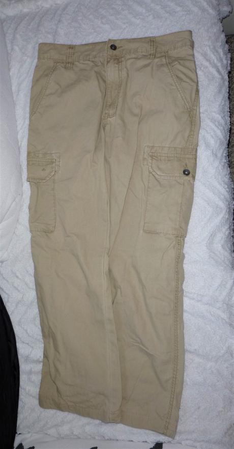 Pánské cargo kalhoty - vel.m -menší postava, c&a,m