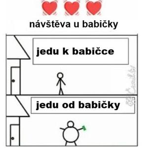 Návštěva u babičky 😁