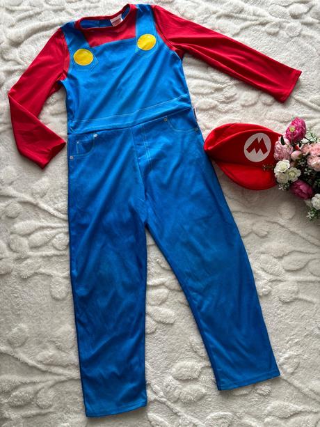 An28/ kostým super mário - v.4/6 let, 