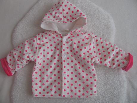 Teplá sametková souprava-kalhoty, kabátek s kapucí, 80