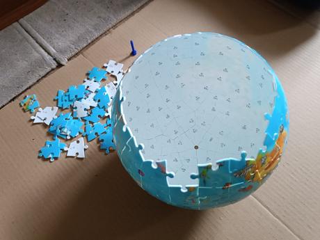 Otočný globus puzzle 180 dílů, 