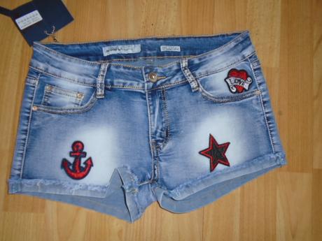 Kraťasy šortky džínové vel 158-170, 158 / 164 / 170