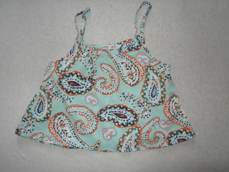 Letní top,crop top,vel.140,jako nové, 140