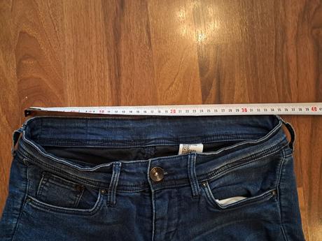 Elastické riflicky, h&m,m