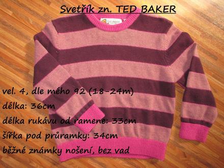 Svetřík zn. ted baker, 92
