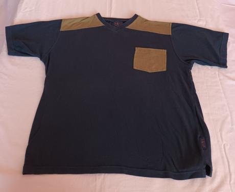 Chlapecké triko krátký rukáv tmavě modré, 158