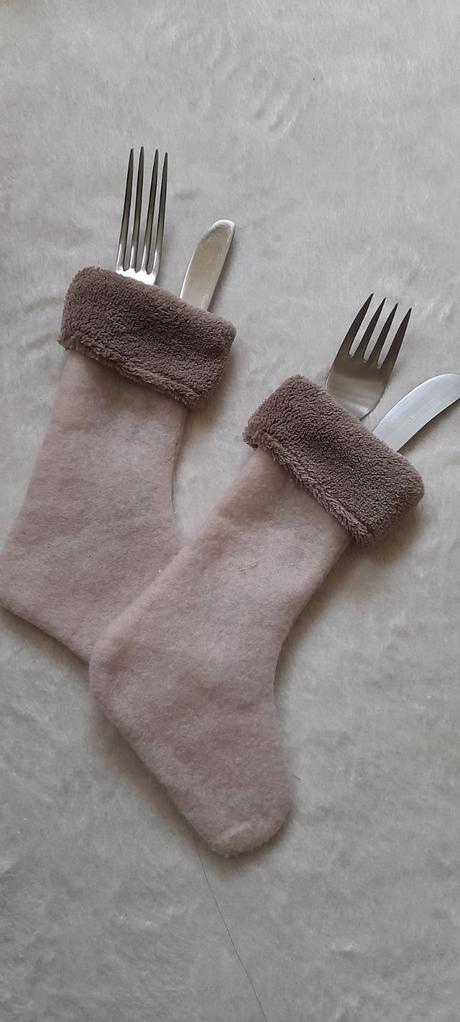 Vánoční pouzdro na příbory 4ks,