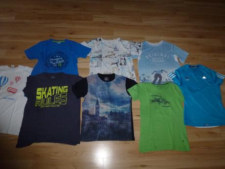 8x chlapecké tričko, vel.158/164, 164