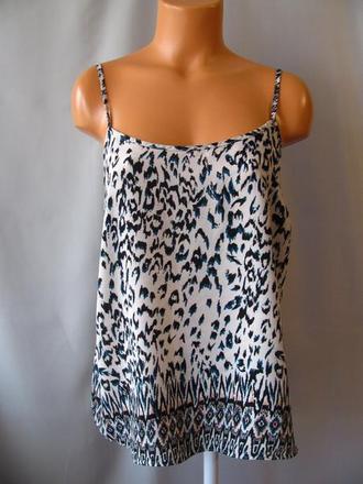 Letní lehká halenka na ramínka, papaya,l