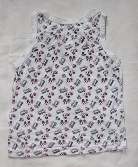 Ba51. nátělník s auty 3-4 roky , tu,104