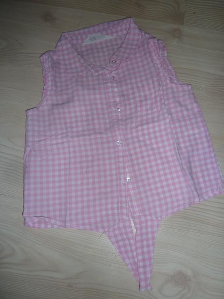 Letní lehká halenka, kostkovaná, h&m,104