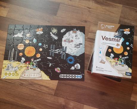 Vermír puzzle kouzelné čtení,