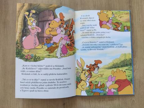 Slonisko a medvídek pú - knížka disney, 