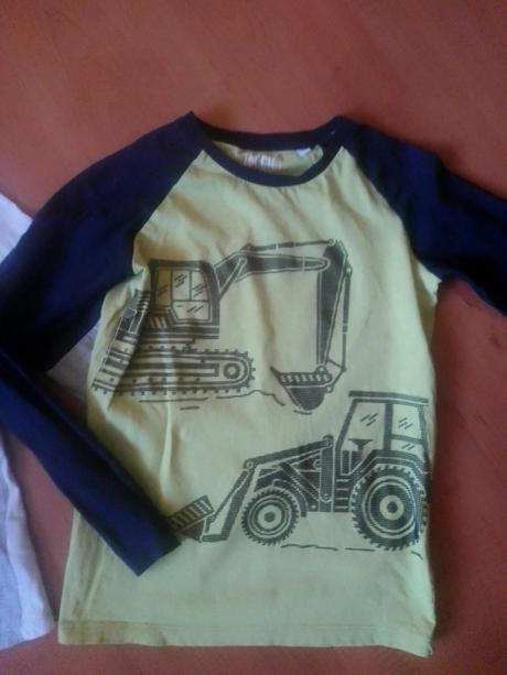 2x chlapecké triko dl. rukáv vel. 134, c&a,134