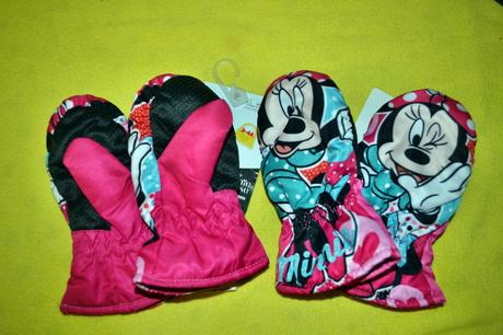 Rukavice palčáky minnie disney,90-104, disney,86 / 92 / 98 / 104