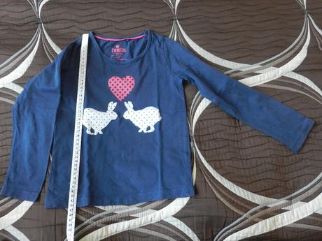 Triko dlouhý rukáv zajíci, lupilu,116