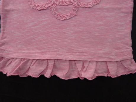 Bavlněné tričko s kytičkou vel.98, nutmeg,98