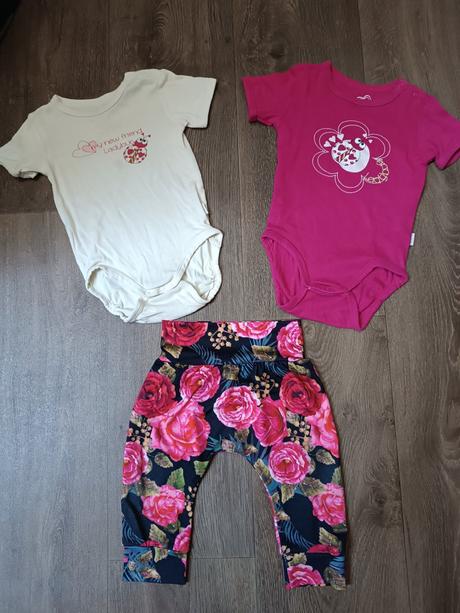 Set dívčího oblečení, vel. 74, lupilu, 3 kusy, lupilu,74
