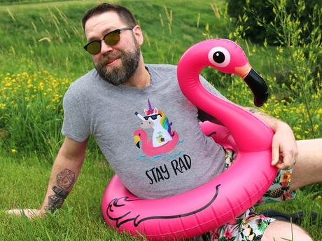 Mikina super jednorožcová - vel.l, l