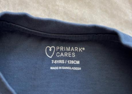 Triko modré - v.7/8 let, primark,128