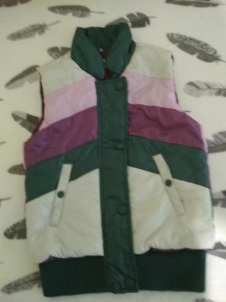 Zateplená dívčí vesta, 164