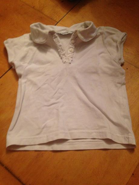 Dívčí tričko ozdobné zapínání, george,92