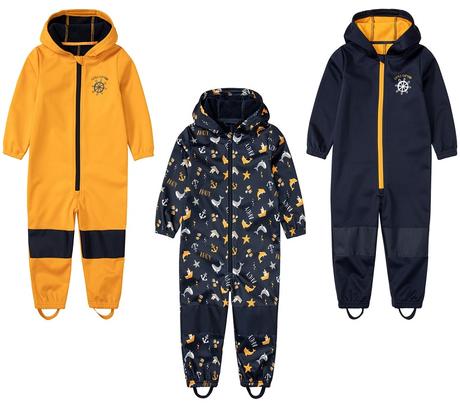 Vzorovaná softshellová kombinéza vel. 98/104, lupilu,98 / 104