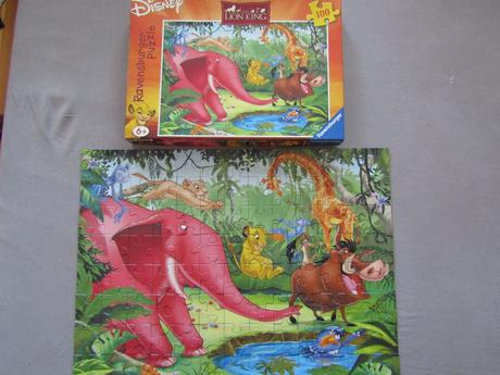Puzzle ravensburger lví král 6+,