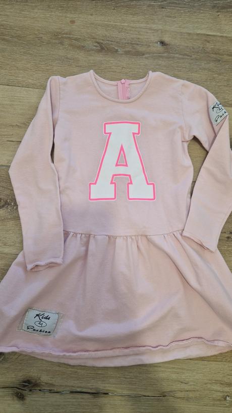 Teplákové šaty vel. 116/122, 122