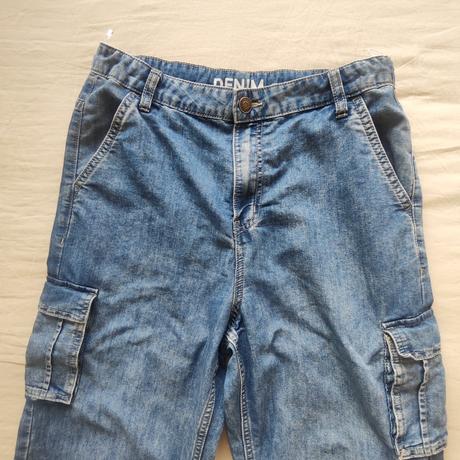 Chlapecké klučičí loose rifle jeans vel 182 c&a, c&a,182
