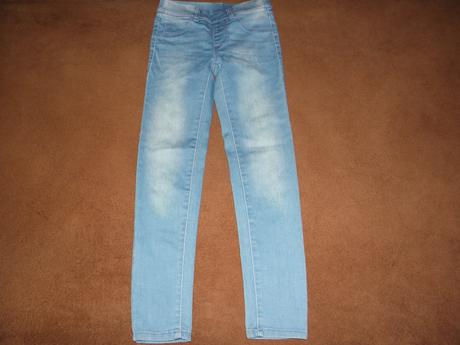 Riflové / džínové jeggíny zn. dopodopo vel.128, dopodopo,128