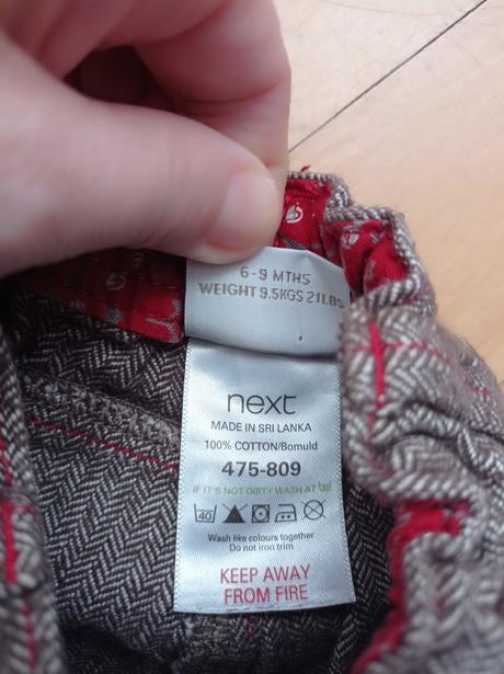 Kalhoty 62/68, next,62