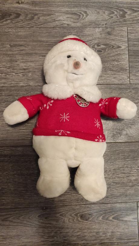 Plyšový sněhulák,