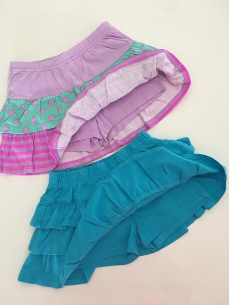 Sukničky s kraťásky (2 - 3 roky) - 3 ks, 98